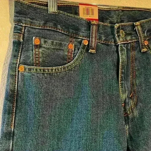 Levi’s 505 Sit A The Waist Straight Leg Jeans Size W29x 34 NWT - Picture 6 of 9